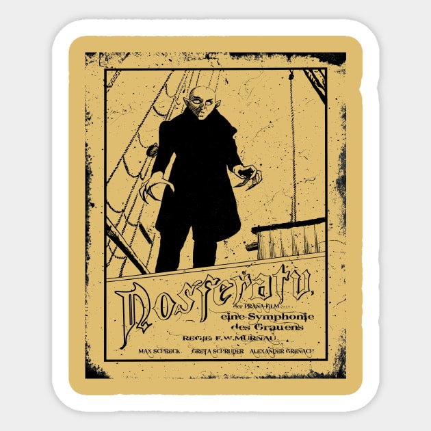 Nosferatu Sticker by giftgasdjinn